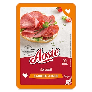 Aoste | Salami | Dinde 80 gr
