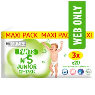 Delhaize | Eco | Luierbroekjes | Maat 5 | Tripack | Eco 