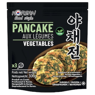 Korean food style | Coréen | Végétarien | Crêpe 