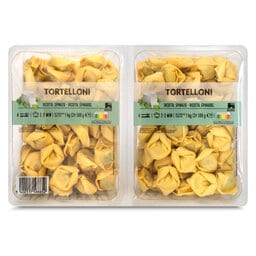 Delhaize | Tortelloni | Ricotta | Epinards | Maxi Pack 