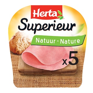 Herta | Jambon superieur nature | 5 tranches 