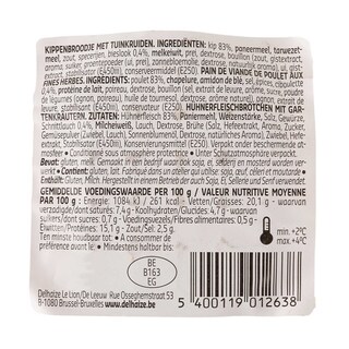 Delhaize | Gevogeltebrood | Fijne kruiden 250 gr