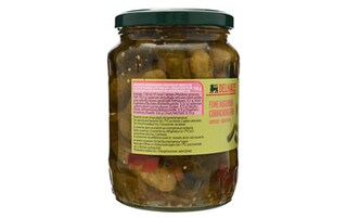 Delhaize | Cornichons | Fins | Aigre-doux 670 gr
