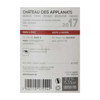 France - Frankrijk | Rhône - Beaumes de Venise AC | Château Les Applanats Rouge 