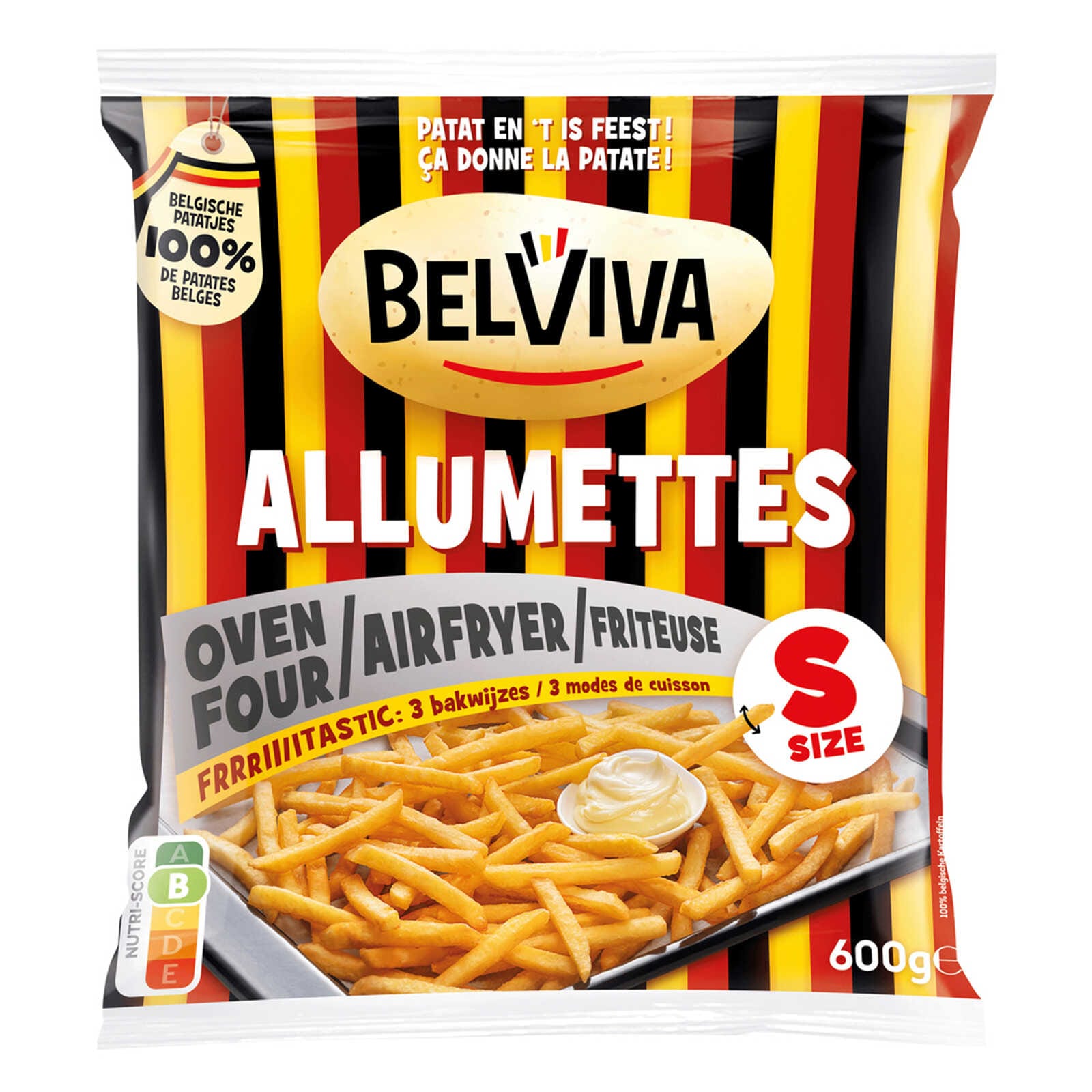 Belviva Allumettes Frieten | Oven & Airfryer