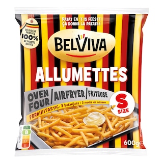 Belviva | Allumettes Frieten | Oven & Airfryer 600 gr
