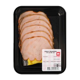 Delhaize | Gebraad | Varken | Gebakken |  Sneden | Mosterdaus 