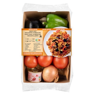 Delhaize | Maaltijdbox | Orzo | Aubergine 