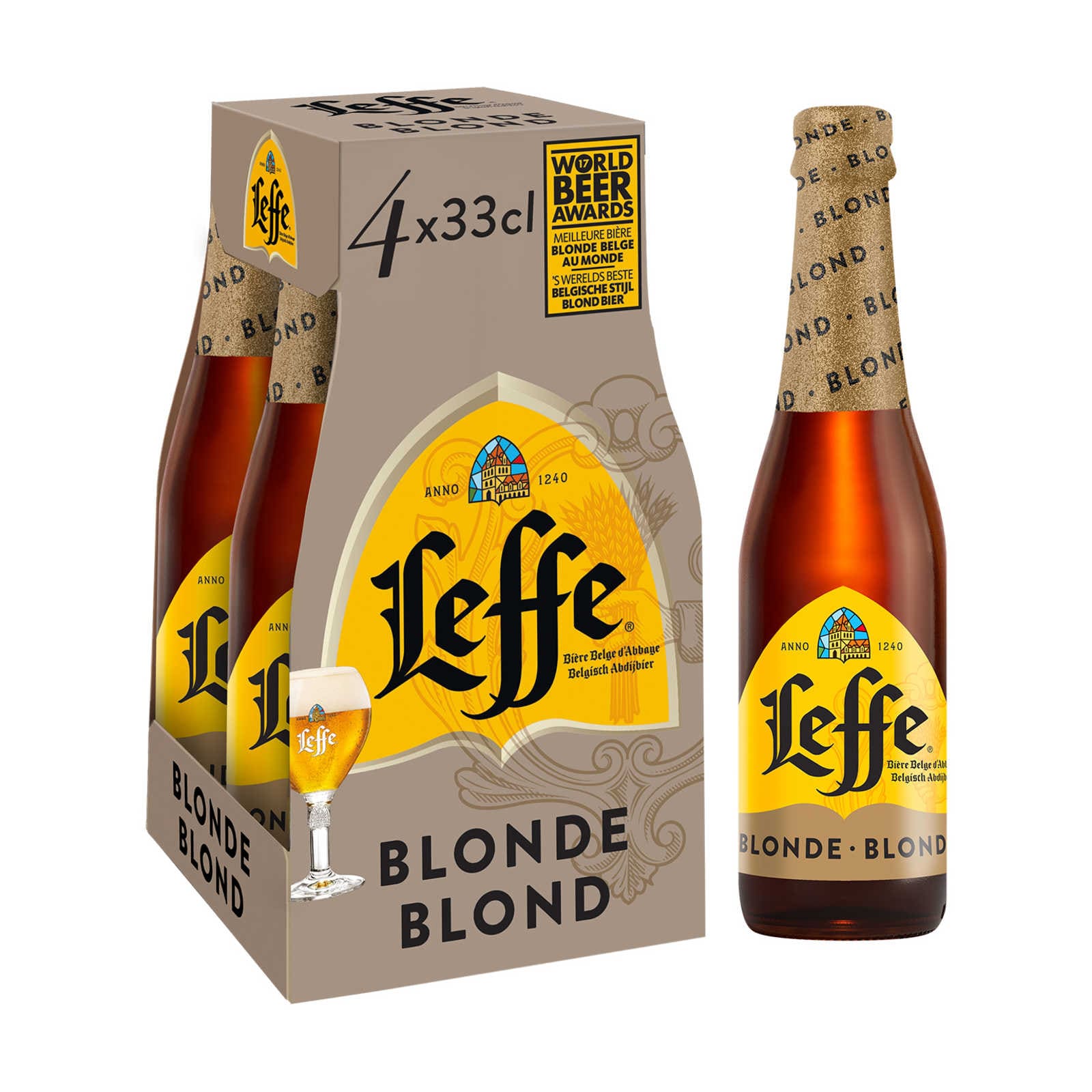 Leffe Abdijbier | Blond | 6,6% alc | Fles