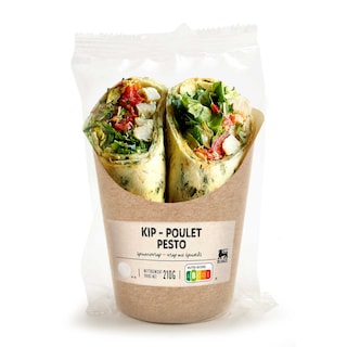 Delhaize | Wrap | Poulet pesto 