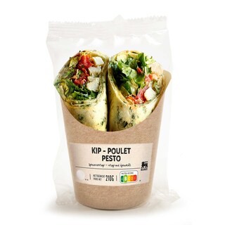 Delhaize | Wrap | Poulet pesto 210 gr
