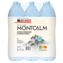 Delhaize | Montcalm | Eau Minérale| Non pétillante | PET 