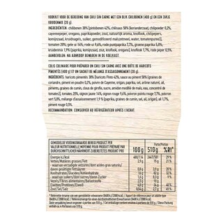 Delhaize | Maaltijdbox | Chili sin carne 