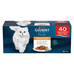 Gourmet | Perle | Aliment Chat | Adulte | Filettines | Mix 