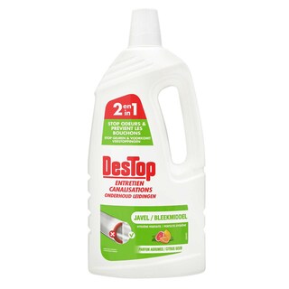 Destop | Onderhoud Leidingen | Bleekmiddel | Citrus 1,5 l