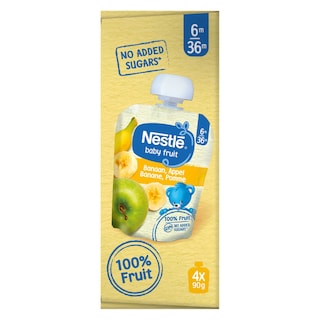 Nestlé | Baby Fruit | Knijpzakje | Banaan Appel | 6 maanden 
