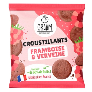 Graam | Croustillants | Framboise & verveine 