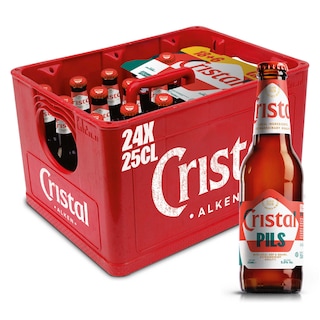 Cristal | Cristal | Bière blde | Pils | 5%ALC | 18+6 