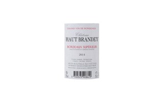 France - Frankrijk | Bordeaux - Bordeaux Superieur | Château Haut Brandey 14 Rouge | Bio 