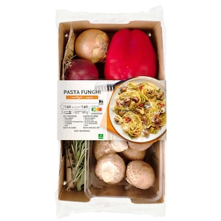 Delhaize | Maaltijdbox | Pasta funghi 