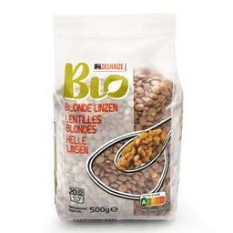 Delhaize | Bio | Blonde linzen | Bio 500 gr