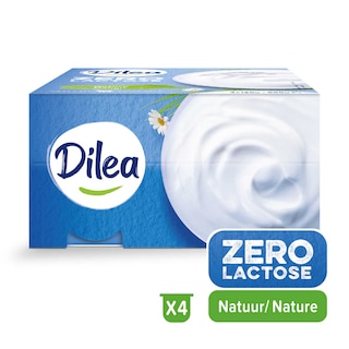 Dilea | Yoghurt | Natuur | Niet gesuikerd 4 x 125 gr