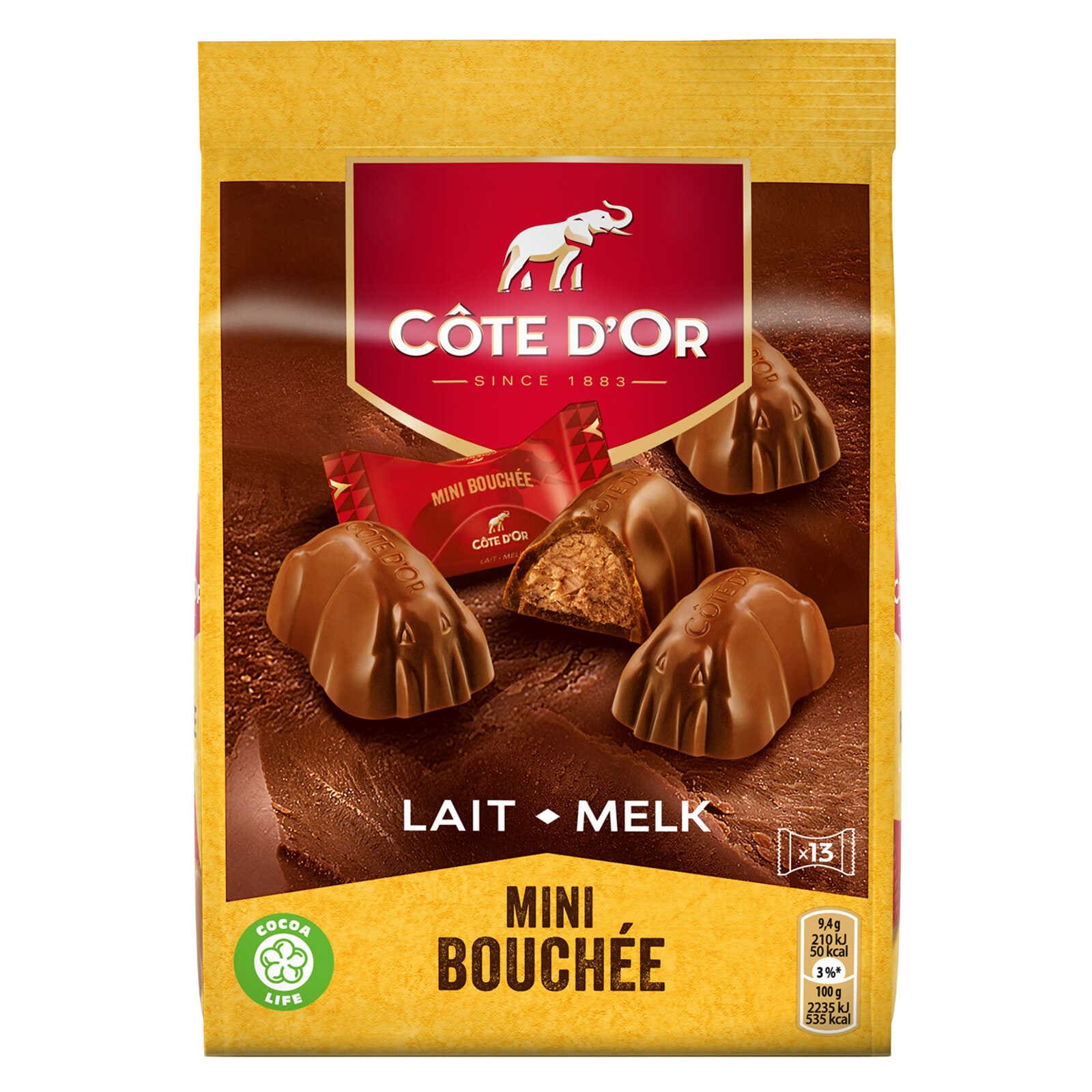 Côte d'Or Pralines | Melkchocolade | Mini | Praliné