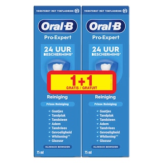 Oral-B | Dentifrice |  Pro expert | Deep clean 2 x 7,5 cl