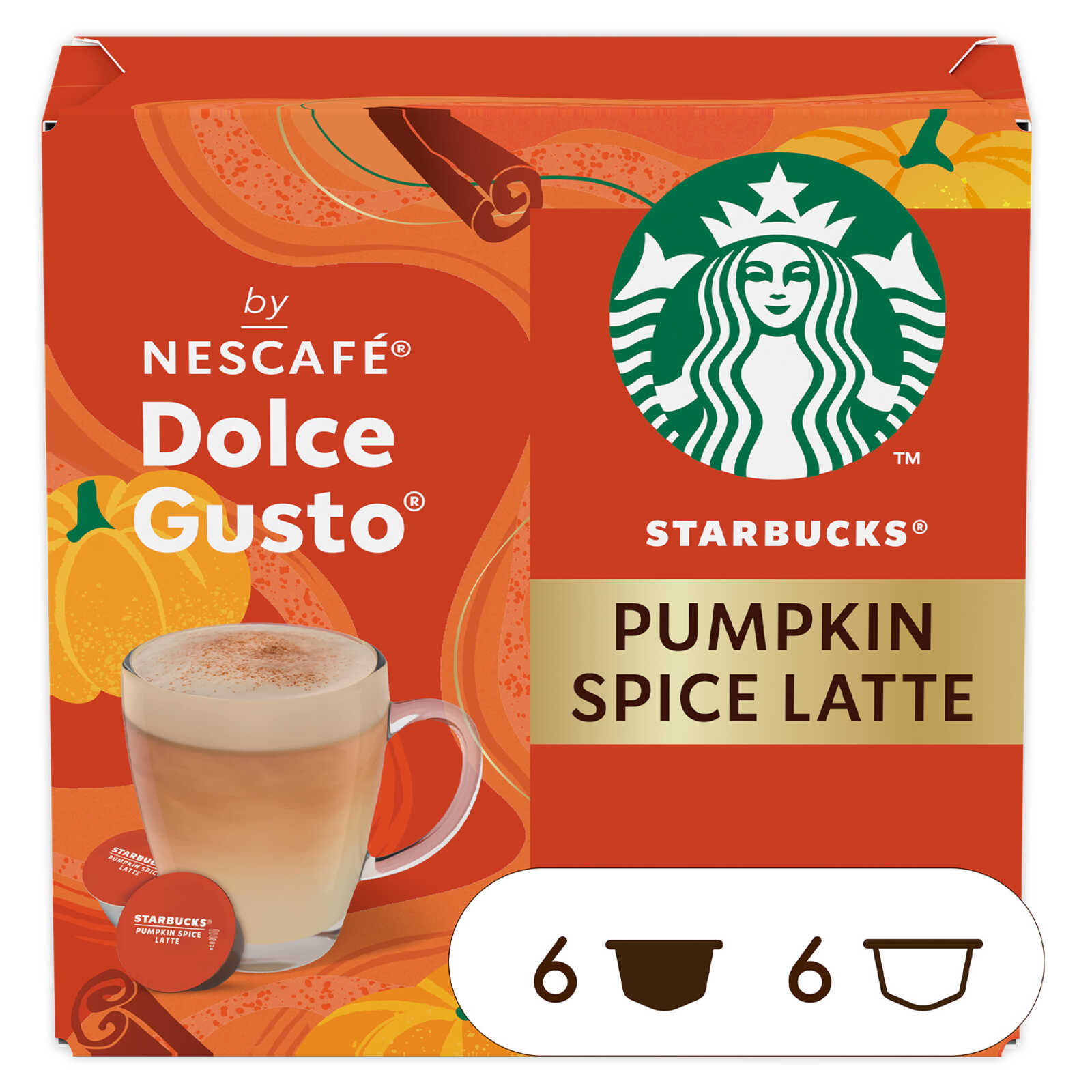 Starbucks Koffie | Latte | Pompoen | Kruiden