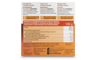 Delhaize | Crabe | Royal 190 gr