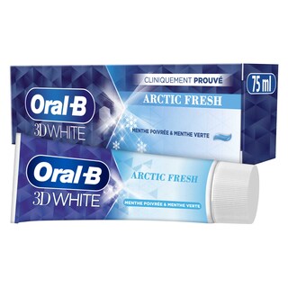 Oral-B | 3D White | 75ml | Tandpasta 3dw | Arctic fresh 7,5 cl