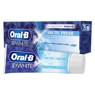 Oral-B | 3D White | 75ml | Dentifrice 3dw | Arctic fresh 