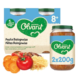 Olvarit | Repas | Pâtes bolognaise | 8M 
