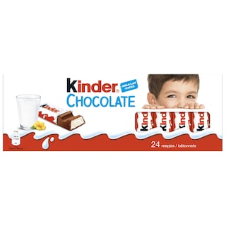Kinder | Chocolate | Chocolade | Reep | Melk | 24 stuks 
