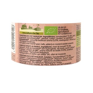 Delhaize | Bio | Chair de tomates | Basilic | Bio 400 gr