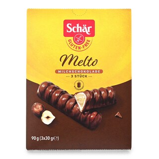 Schär | Barre chocolatée | Noisette | Sans gluten 3 x 30 gr