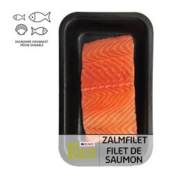 Delhaize | Bio | Zalmfilet | Zonder vel | Bio 