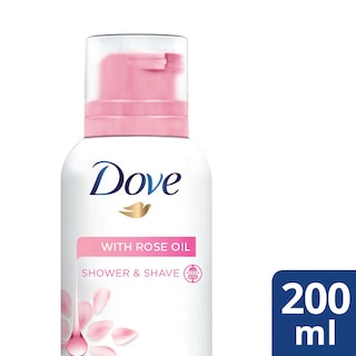 Dove | Shower Mousse | Rose Oil | 200 ml 
