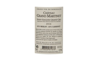 France - Frankrijk | Bordeaux - St-Emilion | Château Grand Martinet 16 75 cl