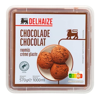 Delhaize | Roomijs | Chocolade 