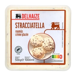 Delhaize | Crème glacée | Straciatella 