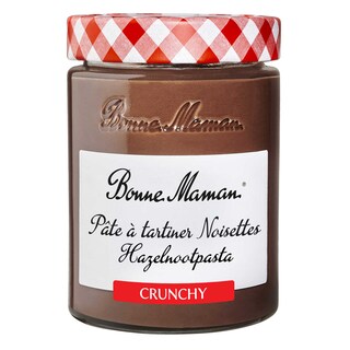 Bonne Maman | Smeerpasta | Hazelnoten & Cacao | Crunchy 360 gr