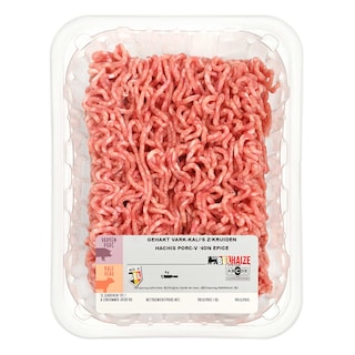 Delhaize | Gehakt | Varken-Kalf | Zonder kruiden 300 gr
