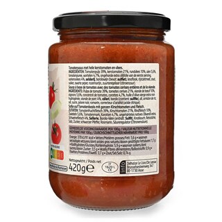 Delhaize | Sauce | Bolognaise ragu | Tomates cerise 