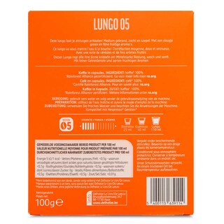 Delhaize | Koffie | Lungo 05 | 20 Caps 