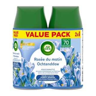 Air Wick | Freshmatic Max | Recharge | Rosée du matin 2 x 25 cl