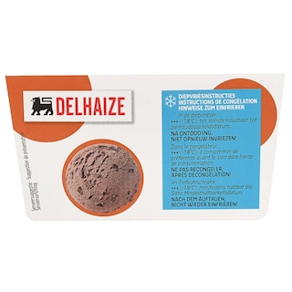 Delhaize | Roomijs | Chocolade 