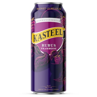 Kasteel | Bière forte fruitée | 7% ALC. | Rubus framboise | Cannette 50 cl