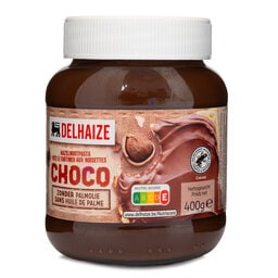 Delhaize | Pâte à tartiner | Chocolat | Noisettes 