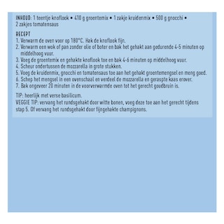 Delhaize | Maaltijdbox | Gnocchi | Bolognese 